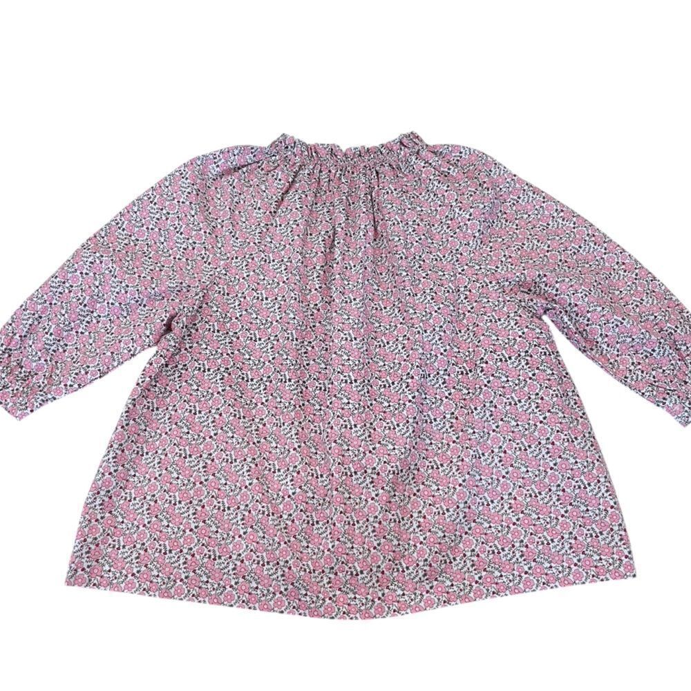 Bisby Girls Pink Floral Print Blouse